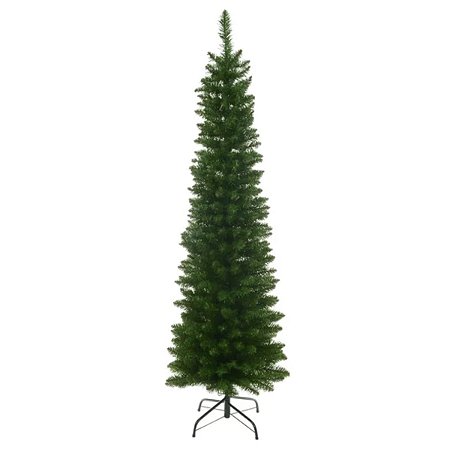 ARVORE NATAL BOSTON SLIM NEVADA 350 TIPS C/ BASE VERDE 1,8M