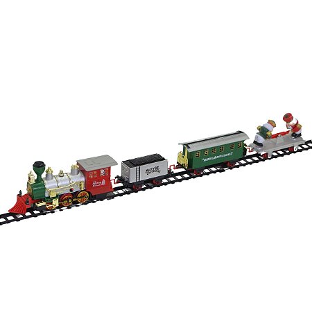 TREM ELETRICO NATALINO COM QUEBRA NOZES
