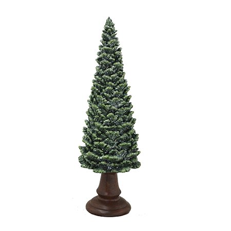 ESCULTURA ARVORE NATALINA DECORATIVA EM RESINA 31,5cm