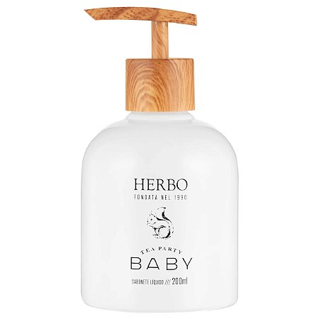 SABONETE LIQUIDO TEA PARTY 200ML BABY - HERBO