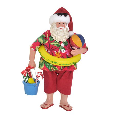PAPAI NOEL DECORATIVO  PRAIANO - 26,5CM