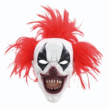 MASCARA PALHACO MANIACO FANTASIA HALLOWEEN 38CM