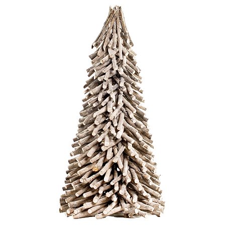 PINHEIRO NATALINO RUSTICO DECORATIVO NEVADO 70CM