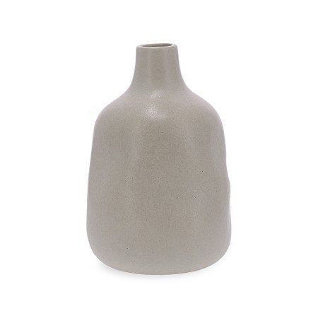VASO EM CERAMICA OFF WHITE MART 32CM