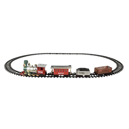 TREM  DECOR NATALINO PLT COLORIDO 1,2M FLORARTE