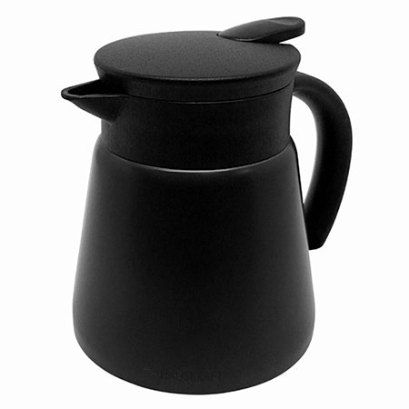 GARRAFA TERMICA DE INOX PRETA 600ML HAUSKRAFT