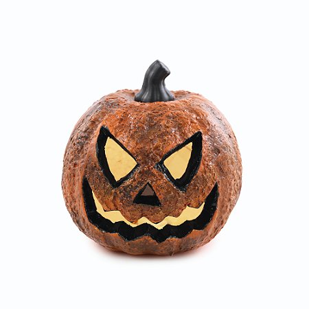 ENFEITE ABOBORA DECORATIVA SALEM P 15,5CM HALLOWEEN
