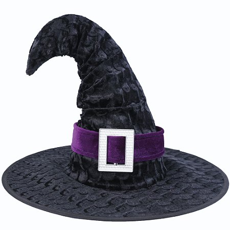 CHAPEU CINTO DA BRUXA HALLOWEEN C/1 UN