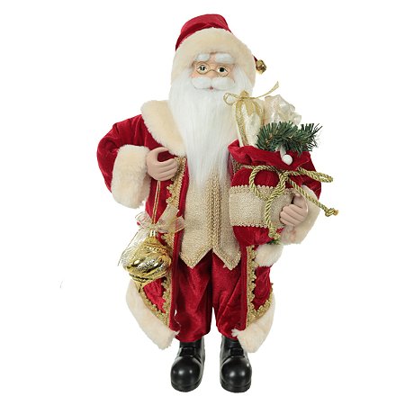 PAPAI NOEL NATAL EM PE COM PENDENTE 45CM FLORARTE
