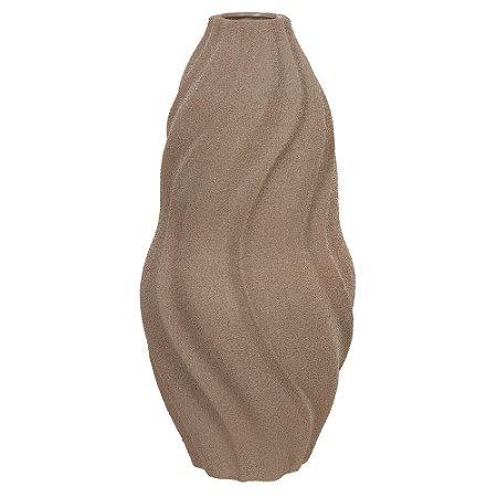 VASO DECOR CURVAS CERAMICA TERRACOTA 45CM FLORARTE