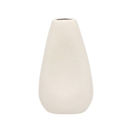 VASO EM CERAMICA OFF WHITE MART 32,5CM