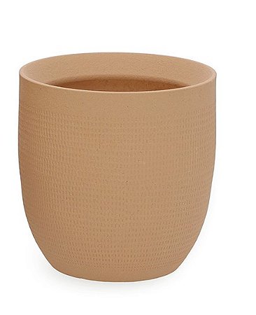 CACHEPOT EM CERAMICA MARROM MART 18x17CM