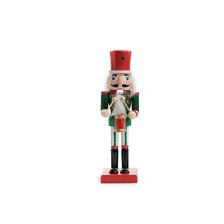 QUEBRA NOZES SOLD CHUMBO DECOR COM TAMBOR VRM/VRD 25cm