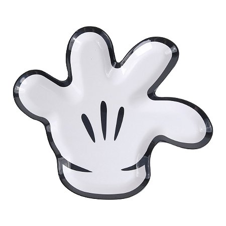 PRATO LUVA MICKEY NATALINO MELAMINA 23,5cm C/1 UN DISNEY