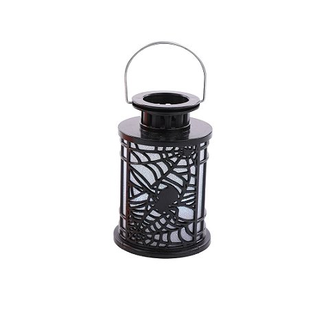 MINI LAMPARINA TEIAS COMPOSE PRETO C/1 UN HALLOWEEN