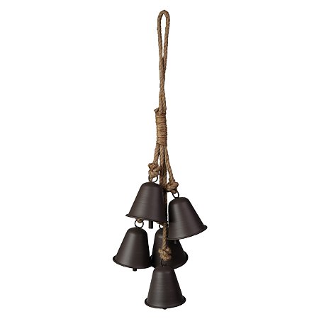 SINOS NATALINOS DECORATIVOS METAL 19,5X17,5X67,5CM MARROM