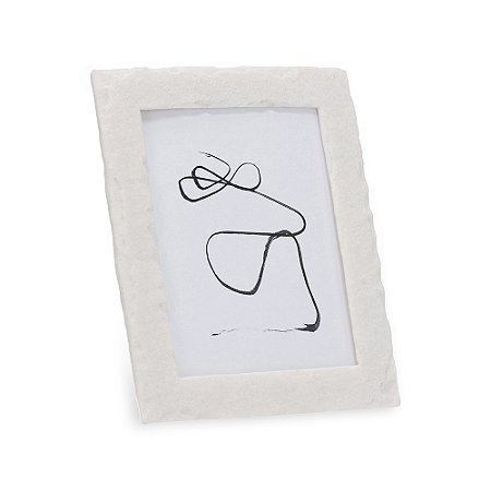 PORTA-RETRATOS EM POLIRRESINA - 15X20 OFF WHITE MART