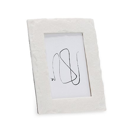 PORTA-RETRATOS EM POLIRRESINA - 10X15 OFF WHITE MART