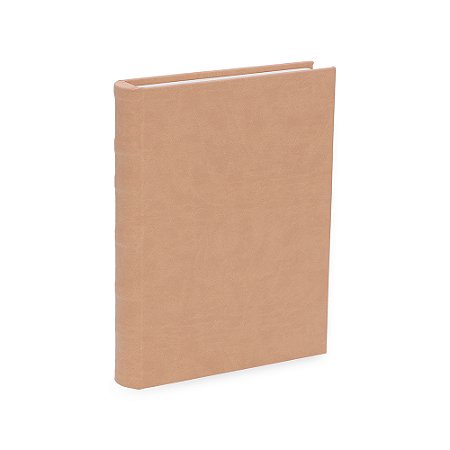 LIVRO-CAIXA EM MDF COM REVESTIMENTO EM PU CARAMELO MART