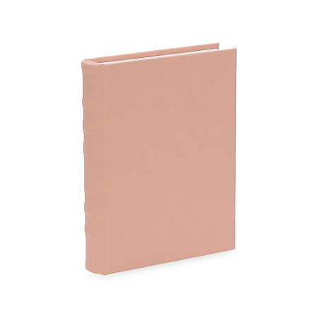 LIVRO-CAIXA EM MDF COM REVESTIMENTO EM PU ROSE MART