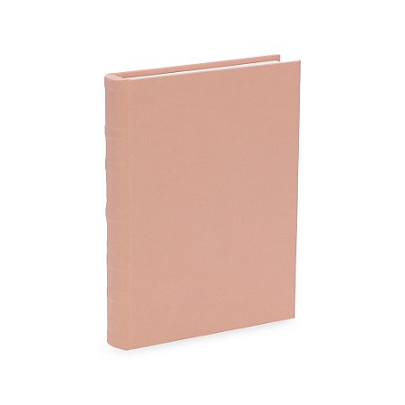 LIVRO-CAIXA EM MDF COM REVESTIMENTO EM PU ROSE MART