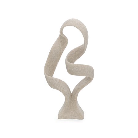 ESCULTURA EM POLIRRESINA BEGE MART