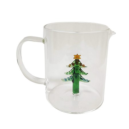 MINI JARRA VIDRO BOROSSILICATO ARVORE DE NATAL