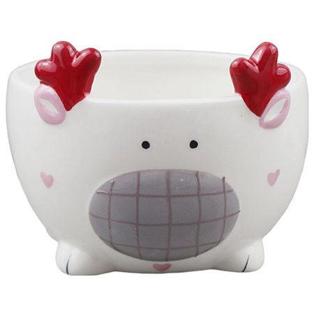 BOWL RENA NATALINA DECORATIVA EM CERAMICA  - 13CM