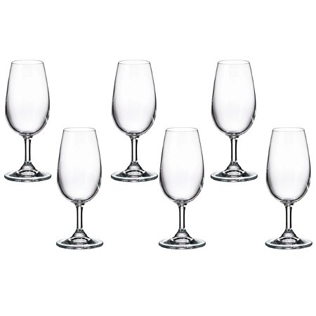 JOGO DE 6 TAÇAS DE CRISTAL ISO GASTRO 210ML BOHEMIA