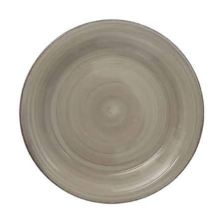 PRATO DE SOBREMESA DE CERAMICA SPHERE BEGE 19CM HAUSKRAFT