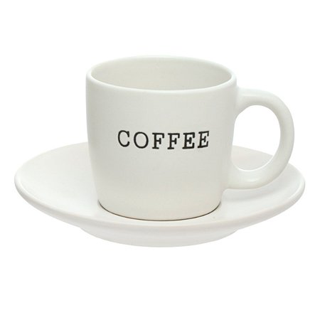 JOGO DE 4 XICARAS CAFE CREMONA COM PIRES 130ML HAUSKRAFT