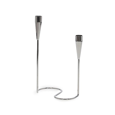 CASTICAL EM METAL PRATA MART 22,5CM