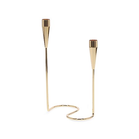 CASTICAL EM METAL DOURADO MART 22,5CM
