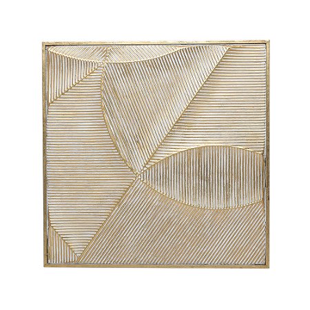 QUADRO EM METAL DOURADO MART 82,5CM