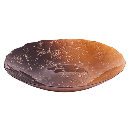 CENTRO DE MESA DE VIDRO SATURNO 40CM X 7,5CM WOLFF