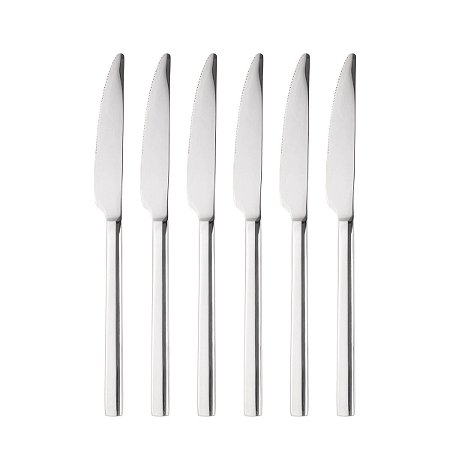 CJ 6 FACAS PARA CHURRASCO EM AÇO INOX VIENA WOLFF