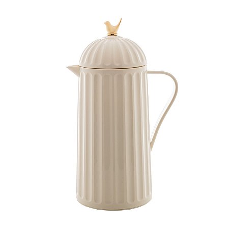GARRAFA TERMICA EM PLASTICO BIRD BRANCO 1L WOLFF
