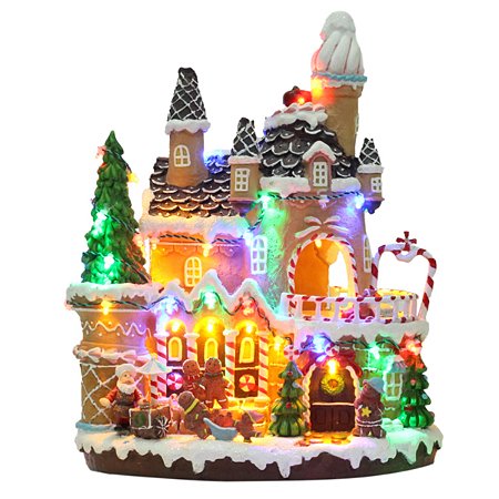 VILA NATALINA  GINGER COLORIDA COM LUZ E SOM