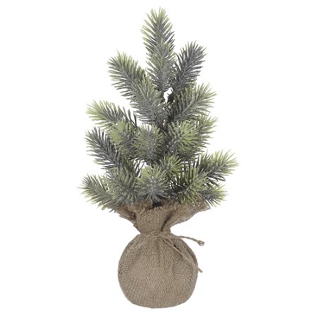 MINI ARVORE DECOR PINHEIRO NEVADA NATALINA 29CM FLORARTE