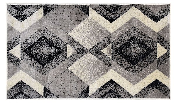 TAPETE BELGA MODERNO IMP LOMMEL 50 cm x 80 cm CINZA JOLITEX