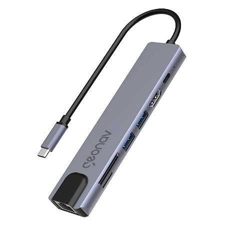 CABO ADAPTADOR USB-C PARA HDMI SB 3.0 COM PD 100W GEONAV