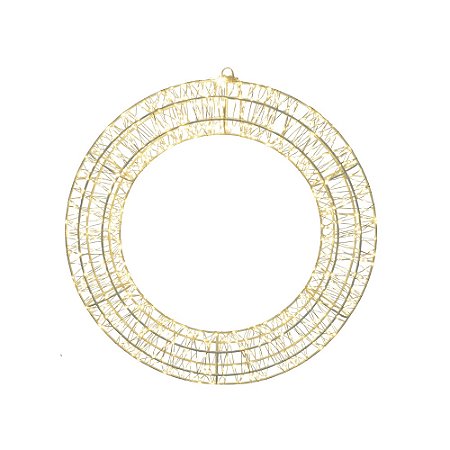 GUIRLANDA DECOR 960 LED BIVOLT BRANCO QUENTE 50CM FLORARTE