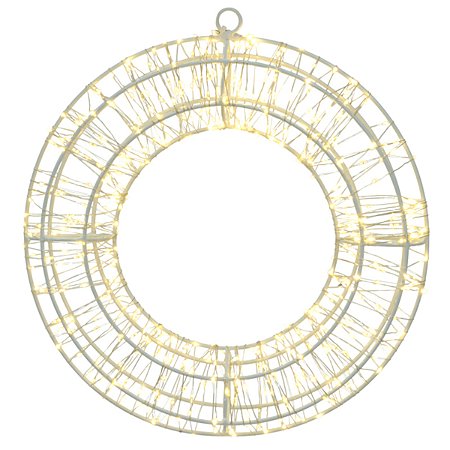 GUIRLANDA DECOR 480 LED BRANCO QUENTE 30X6X30CM FLORARTE