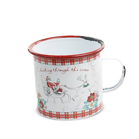 CANECA NATALINA  PAPAI NOEL MERRY CHRISTMAS 210ML