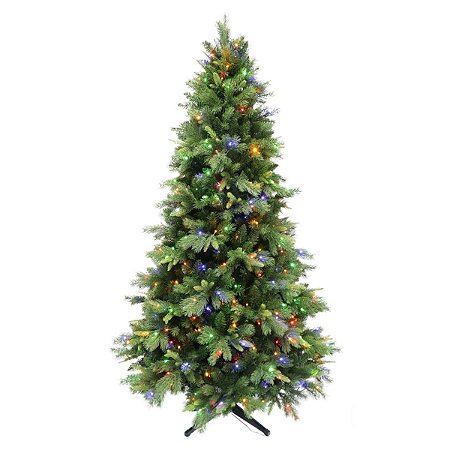 ARVORE DE NATAL DECORATIVA COM 400 LED E MOVIMENTO - 210CM