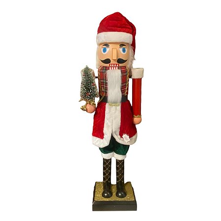 SOLDADO QUEBRA NOZES DECOR CANTOR COM MOVIMENTO - 110cm