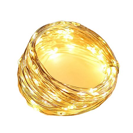 Cascata de 200 Leds - Br Quente 5m - 127v - Uso In/Ex