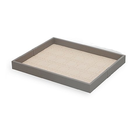 BANDEJA EM MDF COM REVESTIMENTO EM PU CINZA MART
