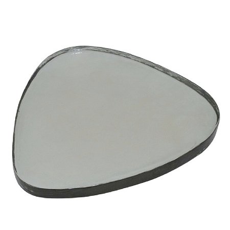BANDEJA ORGANICA DECOR VIDRO ESPELHADO 36CM