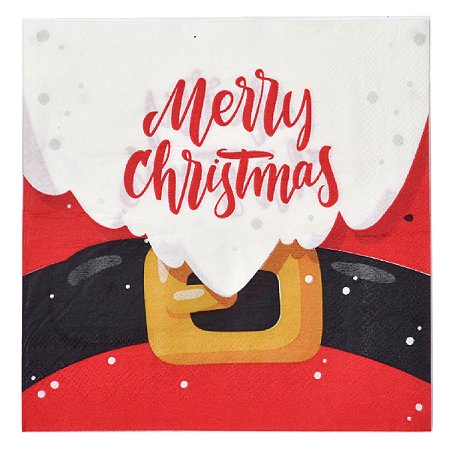 GUARDANAPO DE PAPEL NATALINO NOEL MERRY CHRISTIMAS